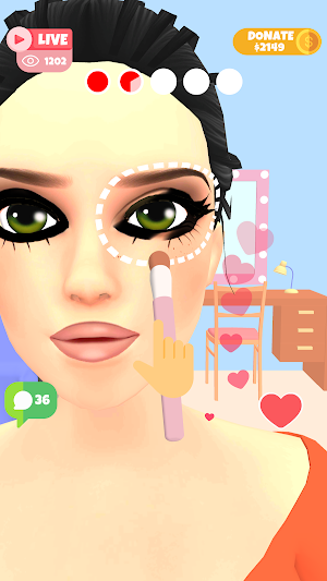 Youtuber Makeup Screenshot 0