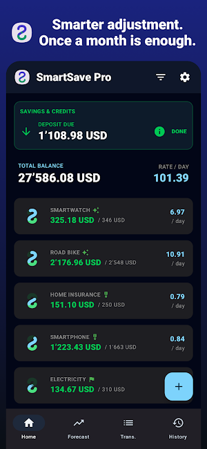 SmartSave: Savings Goal App Screenshot 1