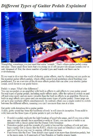 Guitar Pedal Tutorial Screenshot 3
