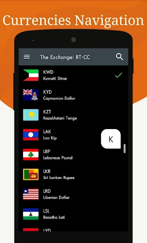 The Exchange : Real Time Live - Currency Converter Screenshot 1