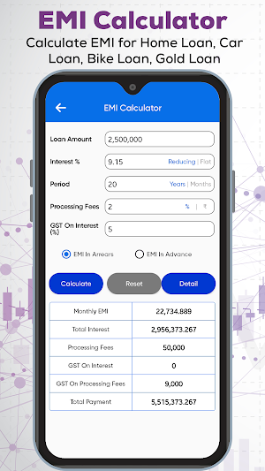 EMI Calculator - EMI/Loan/FD Screenshot 0