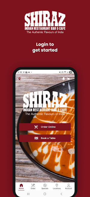Shiraz Indian Restaurant Screenshot 0