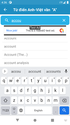 Từ điển Anh - Việt offline Screenshot 0