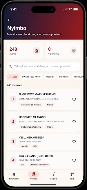 Nyimbo za Jeshi la Wokovu Screenshot 1