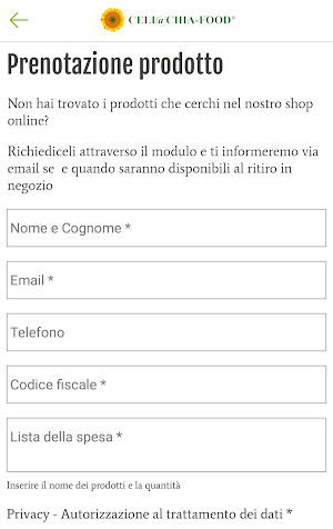 Celiachia Food Screenshot 1