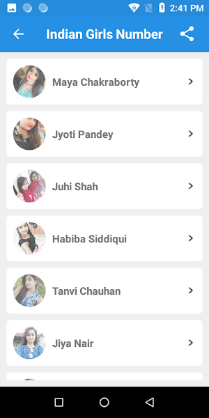 Desi Girls Number Video Call Screenshot 1