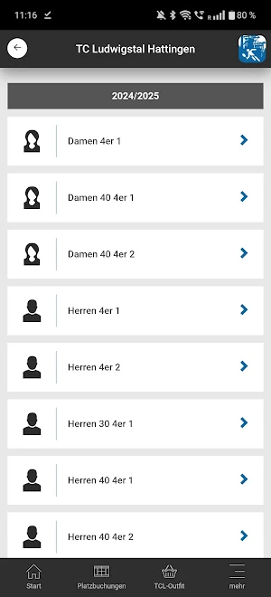 TC Ludwigstal Hattingen e.V. Screenshot 1