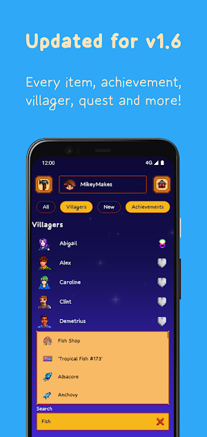 Fan made SV Guide Screenshot 0