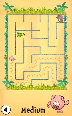 Little Pig Maze - Kids puzzle Educational game Screenshot 0