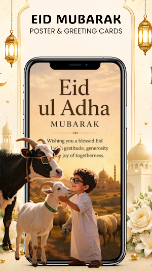 Eid Mubarak Posters & Cards Screenshot 0