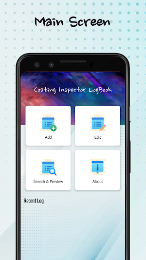 Coating Inspector Log Book Screenshot 1