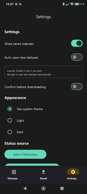 StatusClip: Status Saver Screenshot 1