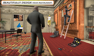 MY restaurant Manager: Virtual manager games 3D Screenshot 0