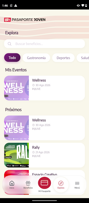 Pasaporte Joven Screenshot 1