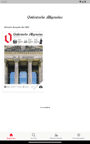 Ostdeutsche Allgemeine Screenshot 2