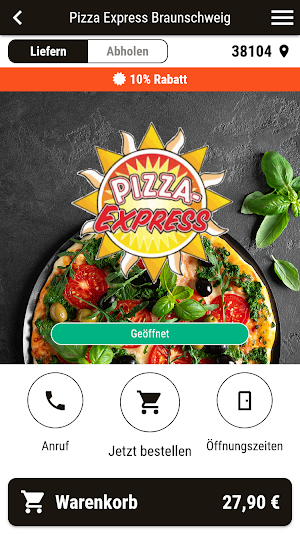 Pizza Express Braunschweig Screenshot 0