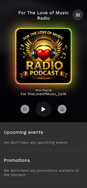 For The Love of Music Radio Screenshot 0