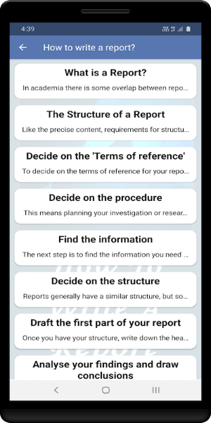How to write a report - Golden tips Screenshot 1