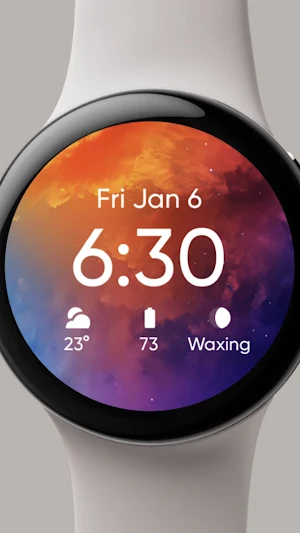 24 Hour Sky Watch Face Screenshot 1
