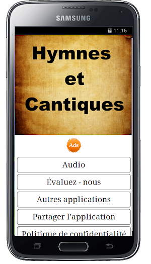 Hymnes et Cantiques Screenshot 1