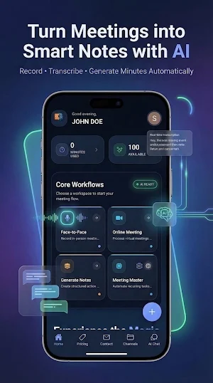 OfficeMoM-AI Meeting Assistant Screenshot 0