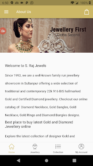 S. Raj Jewellers Jewelry Store Screenshot 3