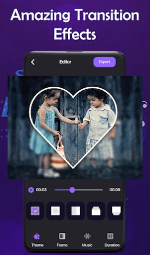 moR : Photo Video Status Maker Screenshot 1