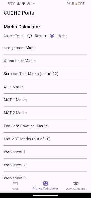 CUCHD Portal Screenshot 2