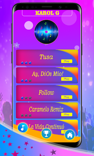 Karol G 🎹 piano game Screenshot 0