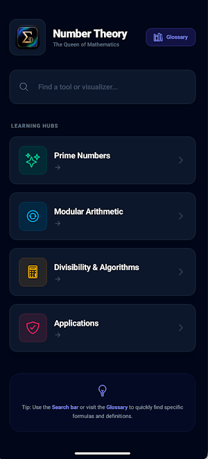 Number Theory: Visual Explorer Screenshot 0