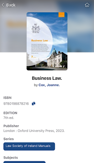 Barrister's Bookshelf Screenshot 3