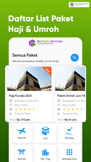 Mutiara Sunnah : Applikasi Jamaah Umroh dan Haji Screenshot 0