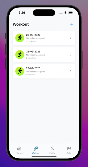 NUYU Health Club Screenshot 2