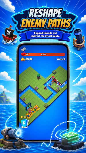 Endless Island TowerDefense-TD Screenshot 1