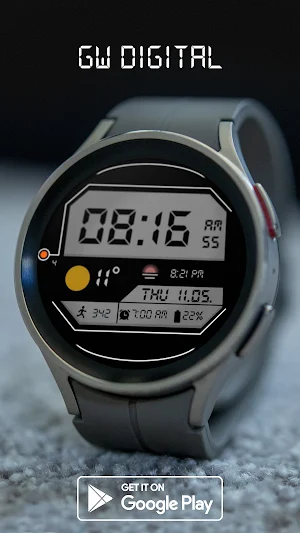 GRBL Digital Watch Face Screenshot 3