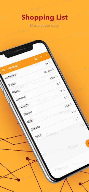 Shopping List NO ADS Screenshot 1