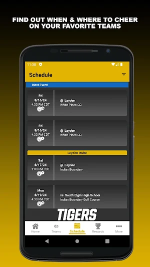 Elmwood Park HS Tigers Screenshot 1
