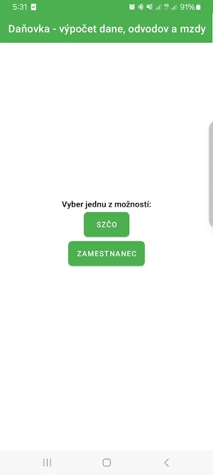 Dane, odvody a mzdy - Daňovka Screenshot 0