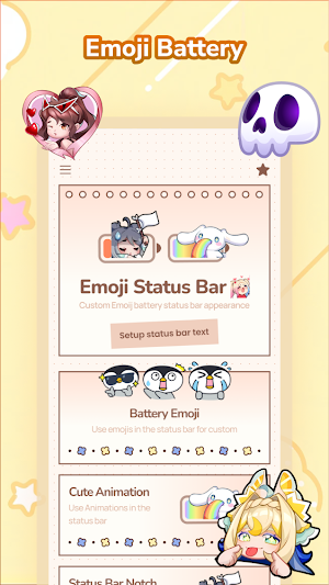 BatMoji: Battery Icon & Theme Screenshot 0