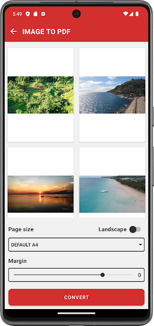 JPG to PDF - Image Converter Screenshot 1
