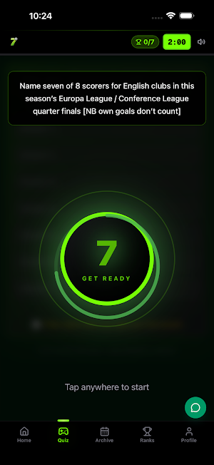 7th Heaven Football Quiz Screenshot 2