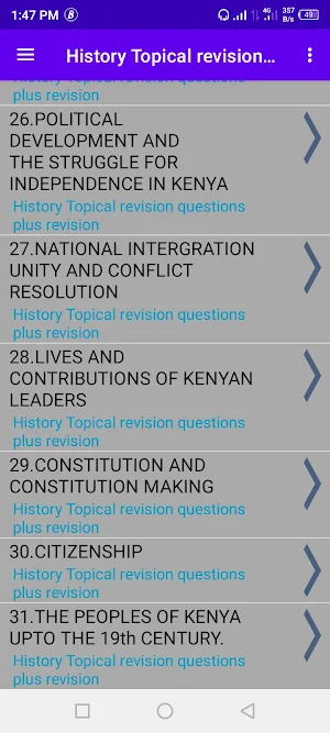 History: questions and answers Screenshot 1