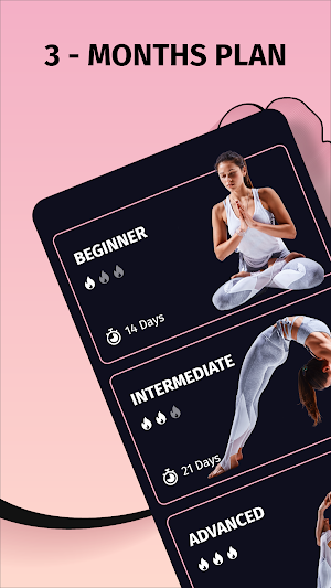 Girls Yoga Club - Women Yoga Home Workout Exercise Screenshot 3