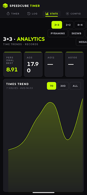 SpeedCube Timer Screenshot 3