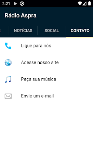 Rádio Aspra Screenshot 2