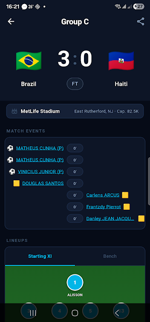 World Cup 2026 Live Score Screenshot 0