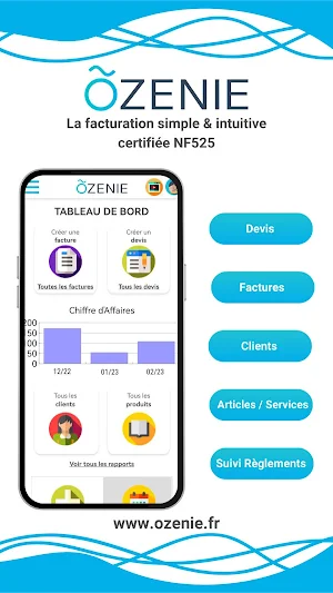 Facture Devis Facile OZenie Screenshot 0