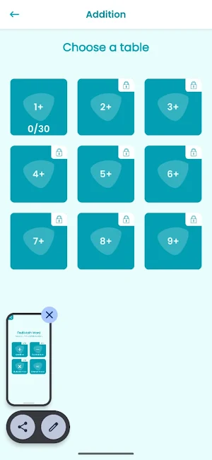 Math Word Search Puzzles Screenshot 2
