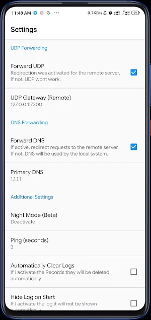 GTUN VPN Screenshot 3