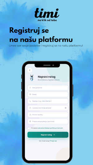 Timi Dostava: Hrana i drugo Screenshot 0